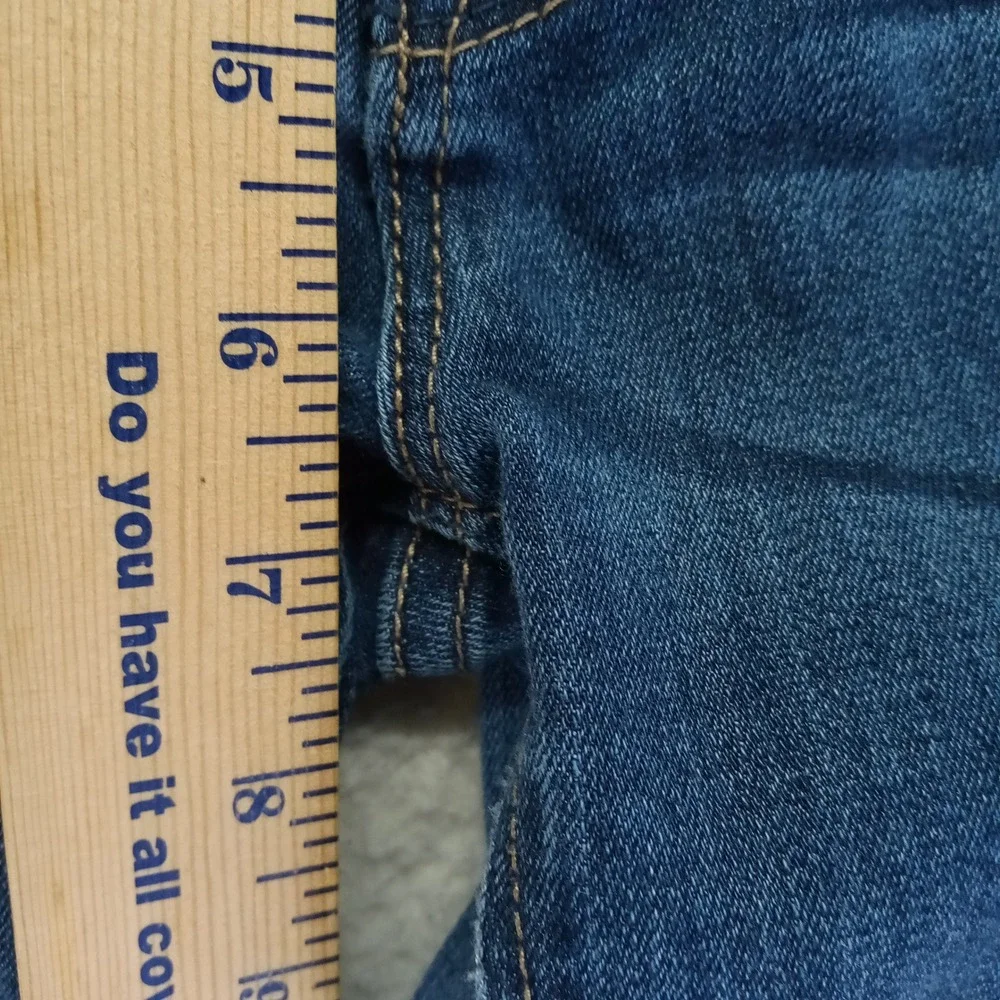 Express Jeans Womens 2r Medium Wash Slim Leg Denim Blue Stretch Pants‎ 508510